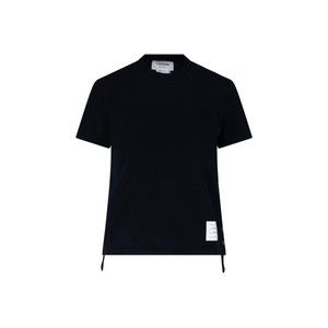 Thom Browne Tricolor Detail T-Shirt – Blue - NWT